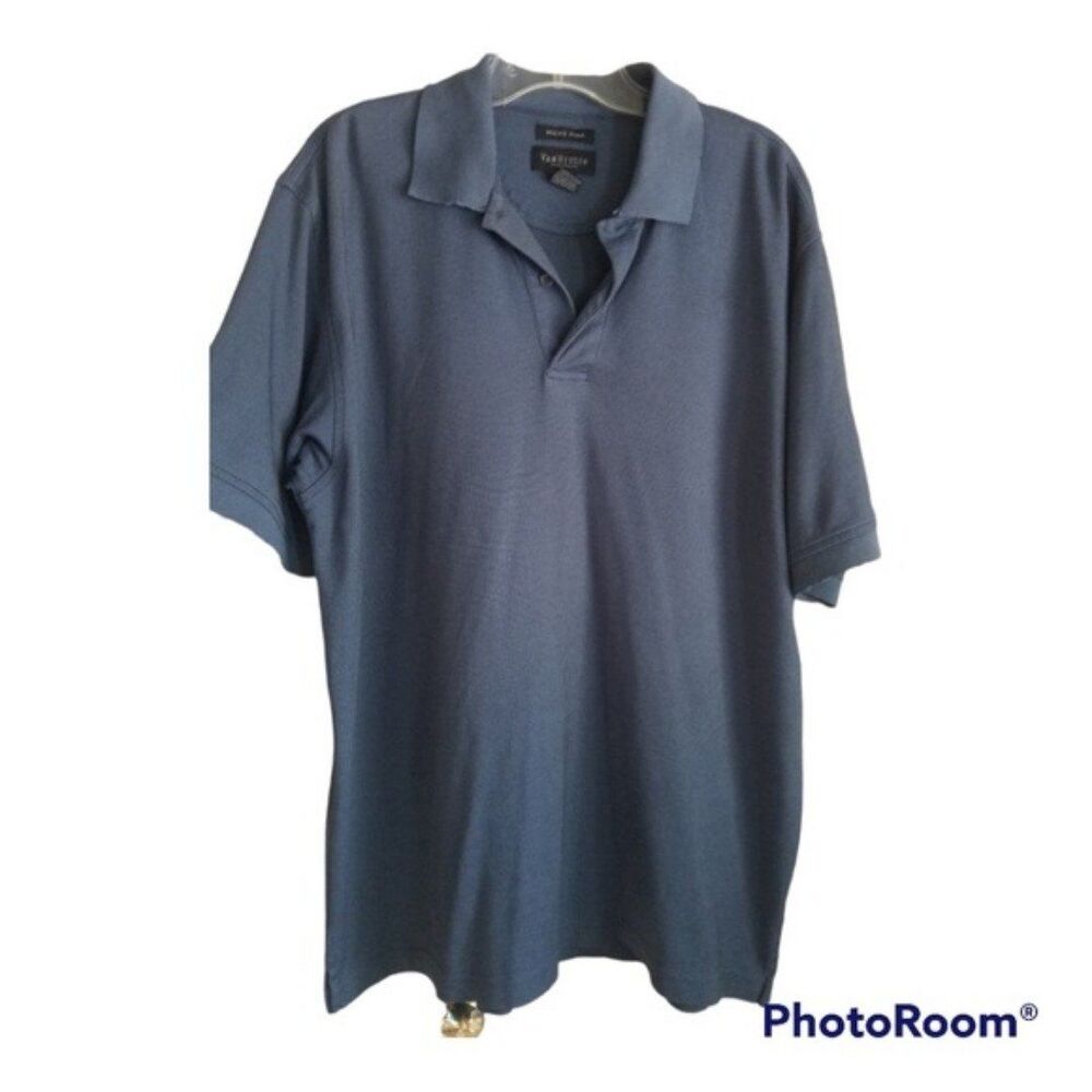 Van Heusen Blue Polo Shirt Size L